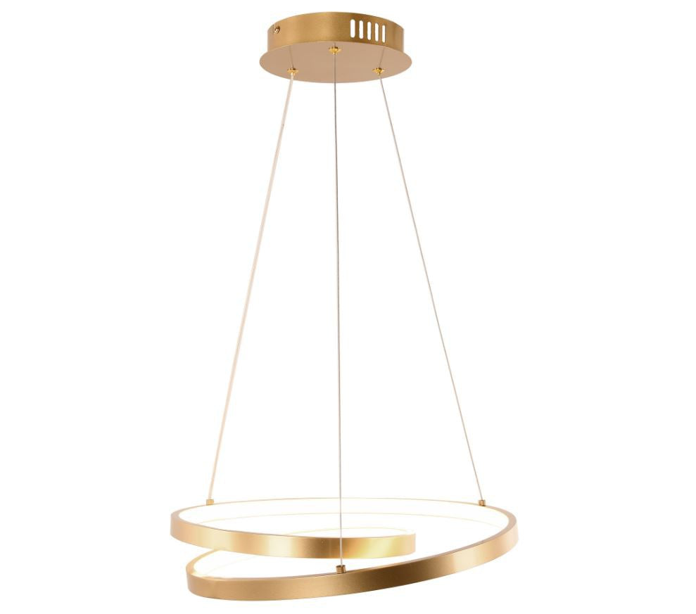 Sospensione LED forme circolari in alluminio bianco-nero-oro diffusore in silicone CCT D.40cm 30W 4000LM LIEVE-S Sospensione LED forme circolari in alluminio bianco-nero-oro diffusore in silicone CCT D.40cm 30W 4000LM LIEVE-S